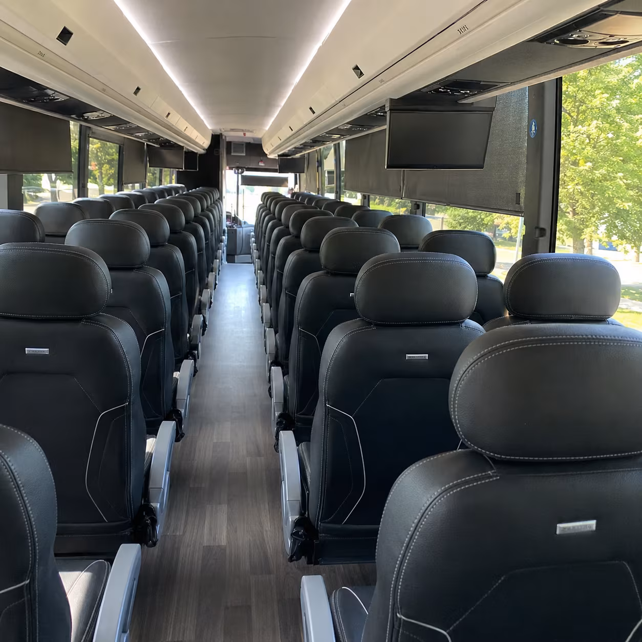charter buses for conferences and events at the three rivers convention center