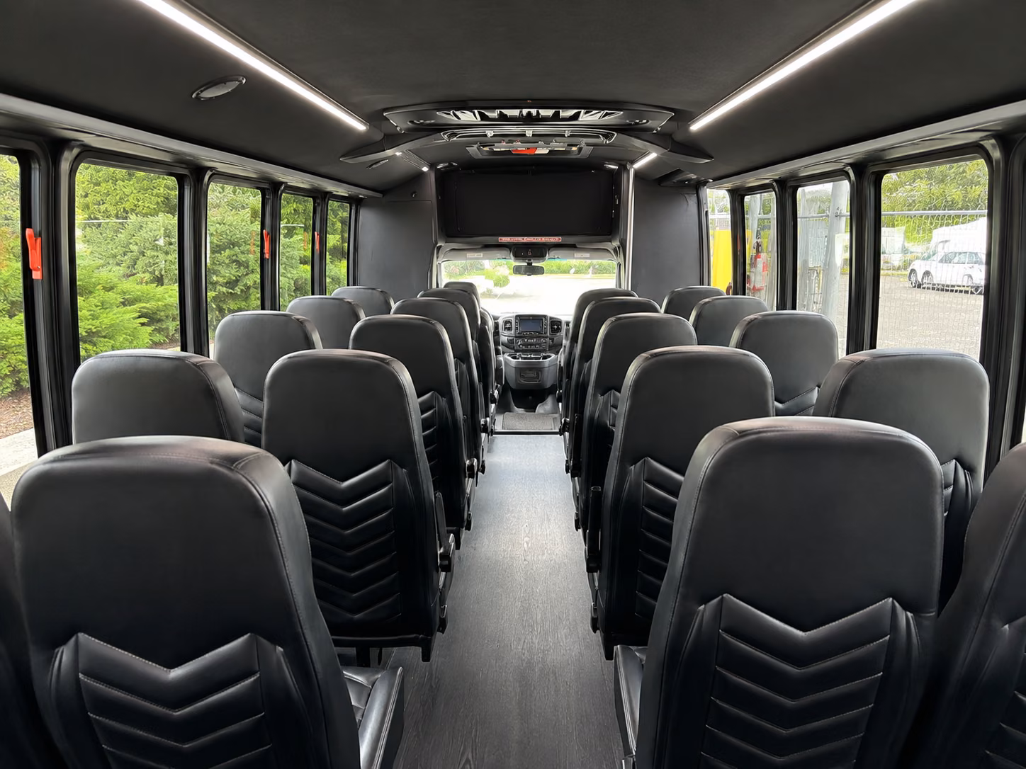 richland 20 passenger minibus interior