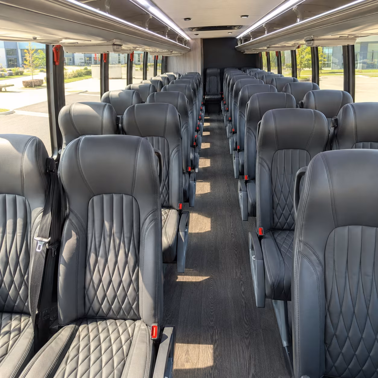 richland 28 passenger minibus interior