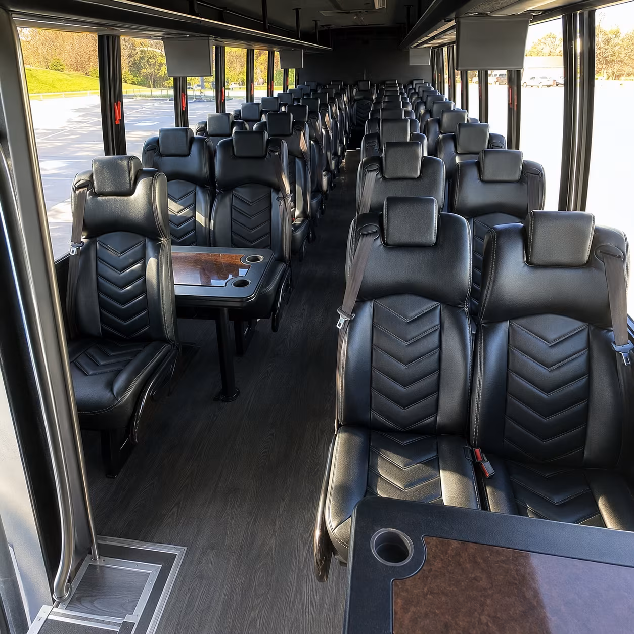 richland 35 passenger minibus inside