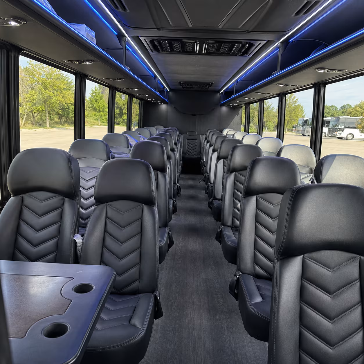 richland 35 passenger minibus interior