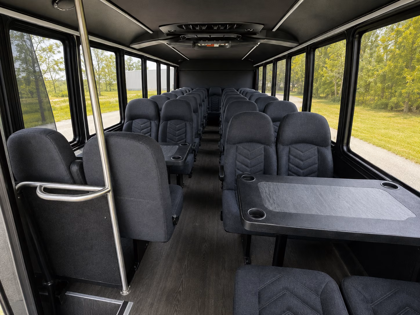 shuttle buses for richland wedding guests between hotels and venues